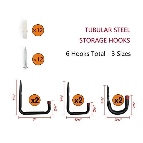 Wintek Heavy Duty Wall Mounted Garage Storage Utility