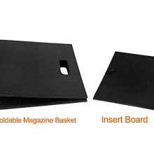 Foldable Magazine Rack Storage Bin Organizer for Home or Office