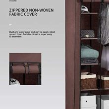 kealive Portable Closet Organizer Storage with Non-Woven Fabric Cover