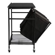 Classic Rolling Side Pull Laundry Hamper Sorter