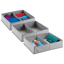 Dresser Drawer and Closet Storage Organizer Bin