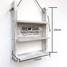 Agantree art Bathroom Decor Hanging Shelf - Toilet Paper Holder