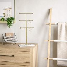 Umbra Trigem Hanging Jewelry Organizer Tiered Tabletop