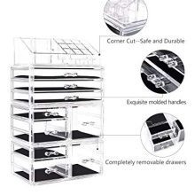 Jewelry and Cosmetic Storage Display Boxes with 9 Drawers