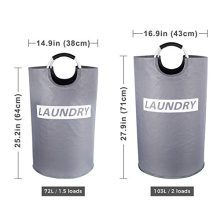 Maximize Laundry Space - Large Collapsible Laundry Hamper with Handles & Durable Fabric