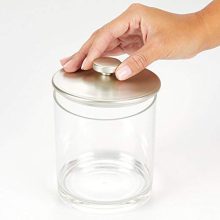 Elegant Countertop Organizer for Cotton Swabs, Makeup Tools & More