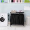 Laundry Sorter Cart with Foldable Ironing Board