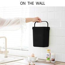 Hanging Small Trash Can with Lid Under Sink