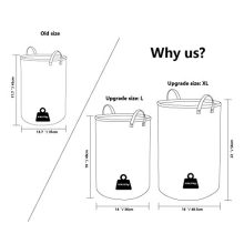 Thickened X-Large Drawstring Laundry Basket Storage