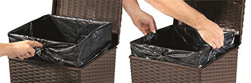 Trash Can with Lid Perfect for Backyard Hosting