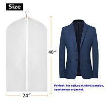 KEEGH Hanging Suit Bags Clear Garment Bag