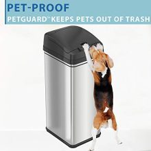 13 Gallon Pet-Proof Sensor Trash Can - Keep Your Kitchen Clean and Odor-Free!