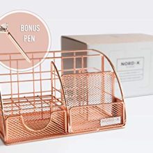 Rose Gold Desk Organizer and Storage for Your Accessories