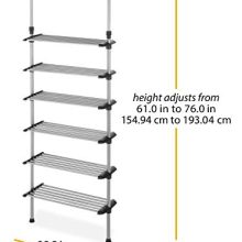 Whitmor 6 Shelf Closet System - Adjustable Closet