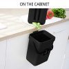 Hanging Small Trash Can with Lid Under Sink