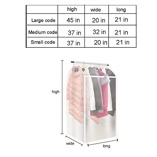 Large Transparent Garment Storage Bag