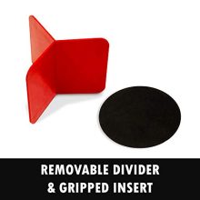 Extra Large Rotating Utensil Holder with Sturdy No-Tip Weighted Base