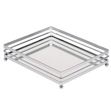 Tray Mirror Perfume Glass Vanity Jewelry