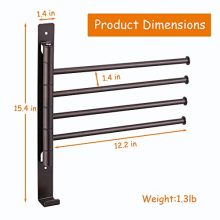 Rubbed Bronze Towel Racks for Bathroom Holder