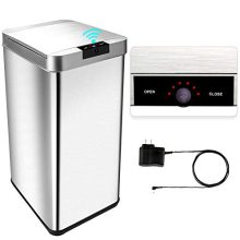 Secura 13 Gallon Automatic Trash Can, Stainless Steel
