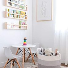 Blanket Storage Basket with Long Handles Extra Large Baskets
