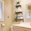 Rustic Wood Wall Storage Shelves for Home Decor Bedroom