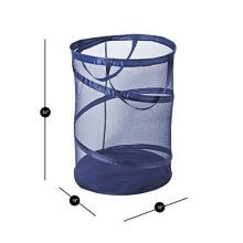 Laundry Hamper Bag Mesh Pop-Up Spiral