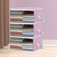 Simple Houseware 3 Pack Foldable Closet Organizer