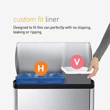 Dual Compartment Recycling Kitchen Step Trash Can