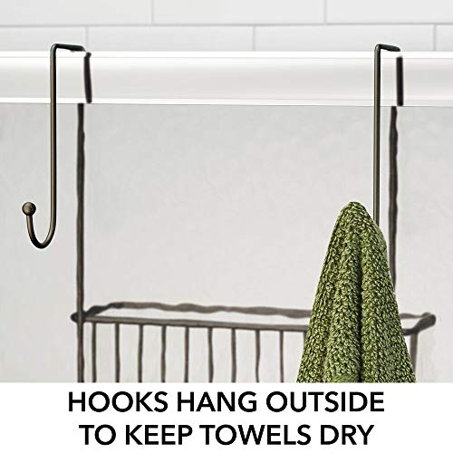 Storage Organizer Center with Built-in Towel Holders and Baskets