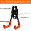 Garage Hooks Dirza 10 Pack Steel Garage Storage Utility Double Hooks