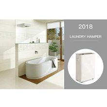 Beige Dirty Clothes Laundry Hamper Corner Bin