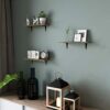 Wall Mounted Shelf Organizer Set of 3 for Living Room