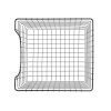 Spectrum Diversified Scoop Wire Basket, Vintage-Inspired Steel Storage