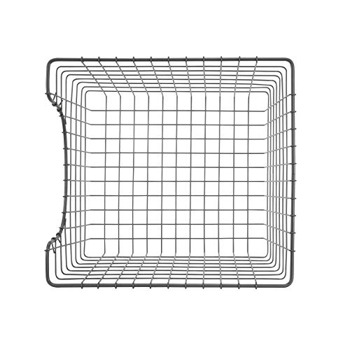 Spectrum Diversified Scoop Wire Basket, Vintage-Inspired Steel Storage