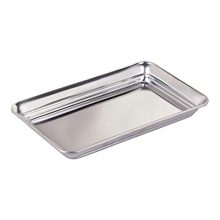 mDesign Metal Storage Organizer Tray for Bathroom Vanity Countertops