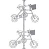 2 Bike Bicycle Vertical Hanger Parking Rack: Space-Saving Bike Storage Solution! 🚴‍♀️🚴