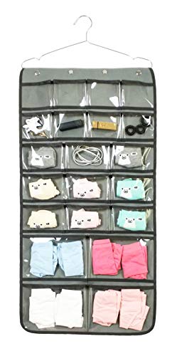 NIMES Hanging Closet Underwear Sock Bra Organizer Dual-Sided Accessories