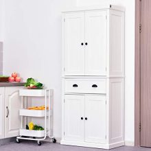 Traditional Colonial Kitchen Pantry Cabinet