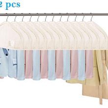 Cotton Shoulder Covers for Clothes Hanging Breathable Garment Bag Clothing Dust Protector Closet Storage