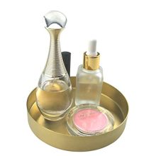 Round Tray Stainless Steel Platter Bathroom