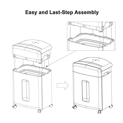 Bonsaii 10-Sheet High-Security Micro-Cut Paper Shredder