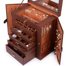 Kendal Huge Leather Jewelry Box/Case/Storage