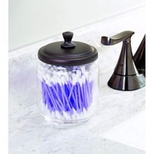 Glass Bathroom Vanity Countertop Storage Organizer