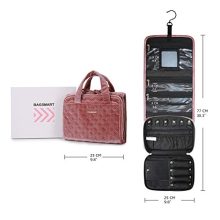 BAGSMART Velvet Hanging Jewelry Organizer Roll