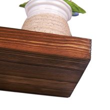 HXSWY Rustic Wood Floating Shelves Farmhouse Wooden Wall Shelves