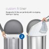 Code J Custom Fit Liners | easyhuman 45L Semi-Round Automatic Sensor Trash Can - The Ultimate Hygienic Solution for Effortless Waste Disposal! 🗑️✨