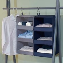 GRANNY SAYS 3-Shelf Hanging Closet Organizer