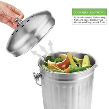 Indoor Compost Bucket for Kitchen Countertop