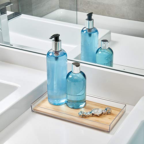 Bamboo Vanity Tray Guest Towel Board for Cosmetics